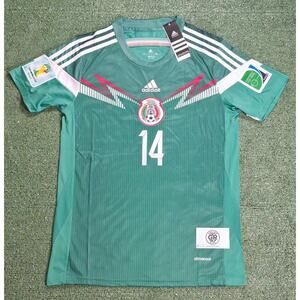 Mexico Chicharito #14 2014 Home Jersey size medium